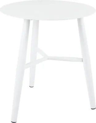 Produktbild von Brafab Vannes Aluminium Couchtisch Hilfs weiß 45 x 50 cm