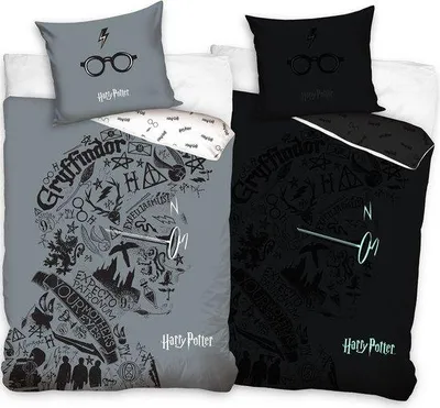 Produktbild von Harry Potter Bettbezug - Glow in the Dark- 140 x 200 cm