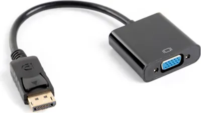Produktbild von LANBERG DISPLAYPORT (M)->VGA(F) Adapter auf 20cm Kabel