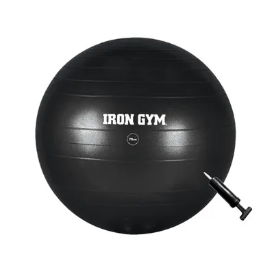 Image de Iron Gym - Ballon d'exercice 75 cm avec pompe