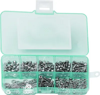 Produktbild von Set M1.6 Schrauben und Muttern, 250 stuck