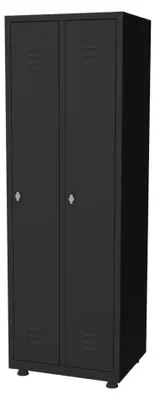 Produktbild von Povag Spind, Schließfachschrank, Metallschrank mit 2 Fächern, 180x60x50 cm