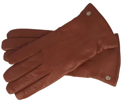 Roeckl Herren Nappa-Lederhandschuhe Riga mit Wollfutter in braun