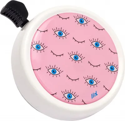 Produktbild von Liix Fahrradklingel Big Colour Bell , Augen - Rosa