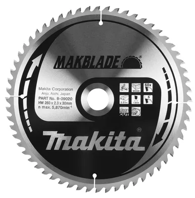 Produktbild von Makita Makblade 190X20 60Z Holzkreissäge B-32823