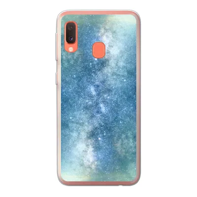 Produktbild von MuchoWow® Handyhülle Schutzhülle Hülle für Samsung Galaxy A20e Sterne - Himmel - Blau - Jungen - Mädchen - Kinder Silikon Softcase Handy Hülle - Abdeckung