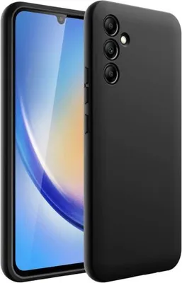 Produktbild von Kryt pro Samsung Galaxy A34 5G Black Matt Silicone Protective Pouzdro na mobilní telefon