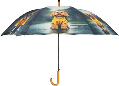 Produktbild von Esschert Desgin Regenschirm Hunde mit Regenjacken Ø 119,5 cm