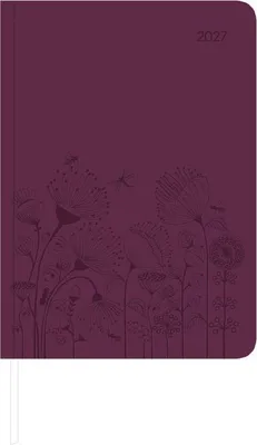 Image de Agenda Lady Journal Grande Deluxe, couleur violet, année 2027
