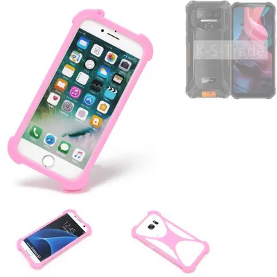 Produktbild von K-S-Trade Handy Hülle kompatibel mit Oukitel WP32 Schutz Hülle Bumper Silikon Schutz Hülle Cover Case Silikoncase Silikonbumper TPU Softcase