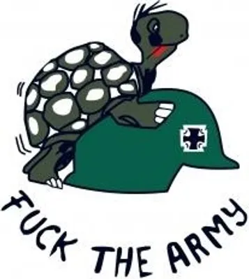 Produktbild von Fuck the army - Aufkleber