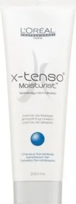 A white tube of L'Oréal Professionnel X-Tenso Moisturist Smoothing Creme.