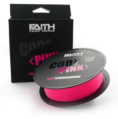Obrázok produktu pre Roze Fluorocarbonová priemerka 0,35 mm určená na lov tresiek