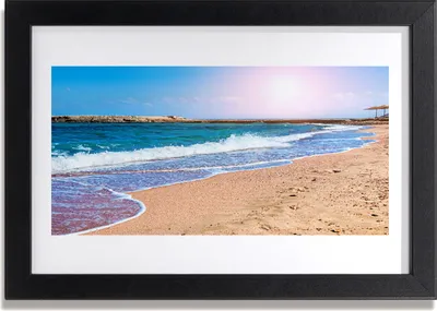 Produktbild von Bild 30x20 MDF-Rahmen Wandkunst Ocean Beach Landschaft