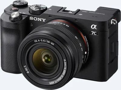 Produktbild von SONY Alpha 7C E-Mount Vollformat-Kamera spiegellos black AF-P 4K Zoom 25.3MP 3"