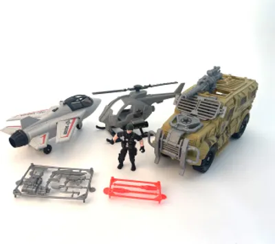 Produktbild von Großes Militärjäger Flugzeug Spielzeug-Set