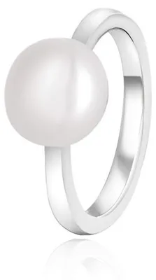 Obrázek produktu pro Elegantní stříbrný prsten s pravou perlou AGG29, 50 mm