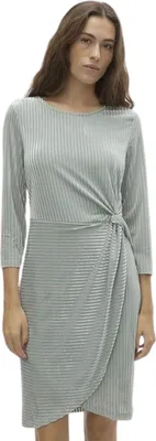 Produktbild von Vero Moda Damen Kleid Mella elegant grün Velours M