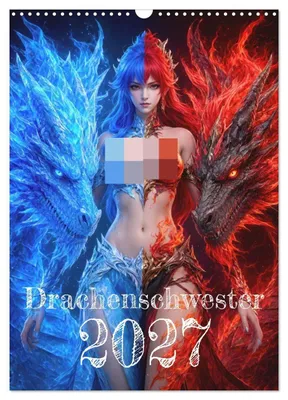 Produktbild von Drachenschwester (Wandkalender 2027 DIN A3 hoch), CALVENDO Monatskalender