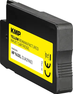 Produktbild von KMP GOLD Tintenpatrone passend für HP 963XL Yellow 3JA29AE mit OEM-Parts und Chi
