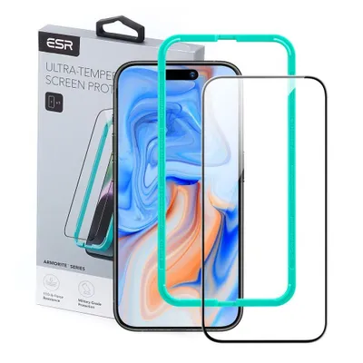 Obrázok produktu pre ESR Armorite ochranné sklo - iPhone 15 Plus - Čierna