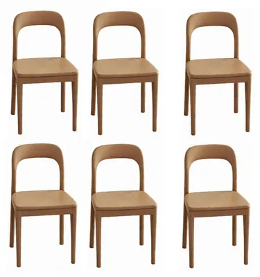 Immagine prodotto di Set di sedie di design Brauner - Set da sala da pranzo con 6 eleganti sedie da cucina