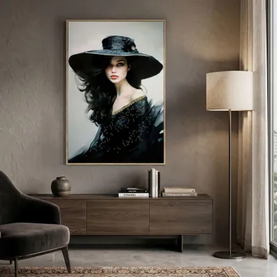 Obrázok produktu pre Lakovaný obraz na plátne s rámom 62x4x92 cm