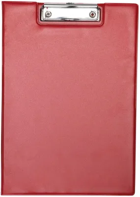 Produktbild von Schreibmappe PP-Folienüberzug A4 hoch rot Packung mit 12 Stück