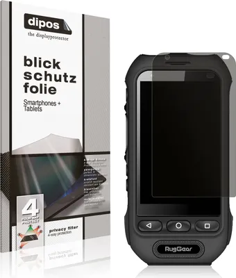 Produktbild von Schutzfolie für RugGear RG360 mit Sichtschutz Blickschutz Folie