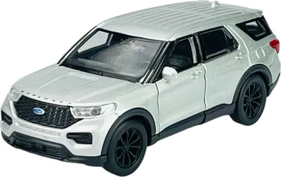 Obrázek produktu pro Welly 2023 Ford Explorer stříbrný 1:34-1:39 Die Cast kovový model  v krabici  43837