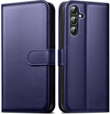 Zdjęcie produktu dla Etui na telefon Samsung Galaxy A54 5G Wallet Premium Leather Case Blue