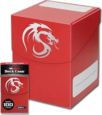 Immagine prodotto di BCW Deck Case Standad Matte 100+- Rosso