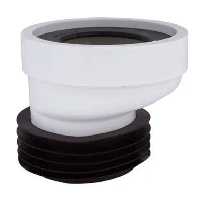 Produktbild von WC Anschlussstutzen Anschluss Toilette Rohr Stutzen Abfluss Manschette Ø 100 mm Versatz 20 mm