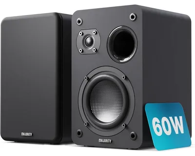 Produktbild von Regalboxen Lautsprecher HiFi-Lautsprecher - 2 x 30 W - 6 Ω - Carbonfasermembran - Schwarz