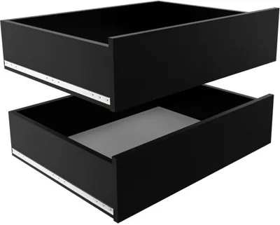 Immagine prodotto di Set di 2 cassetti per armadi con una profondità di 45 cm UNIS - nero