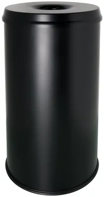 Obrázek produktu pro helit Stahl-Papierkorb, mit Flammenl”schkopf, 50 Liter