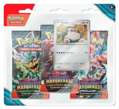 Image de Pokemon Twilight Masquerade : Snorlax 3-Pack Blister