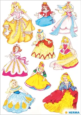 Produktbild von HERMA 3461 10x Sticker DECOR Prinzessin
