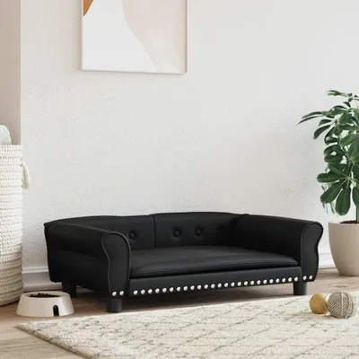 Immagine prodotto di vidaXL Letto per cani nero 95x55x30 cm in Pelle finta