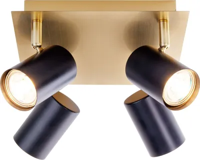 Produktbild von Deckenleuchte Wohnzimmer Deckenlampe Schlafzimmer Deckenstrahler Messing 1395022