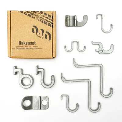 Produktbild von 040 Parts 10er Haken Set passend für VW California T5 T6 T6.1 Camper Ocean Coast