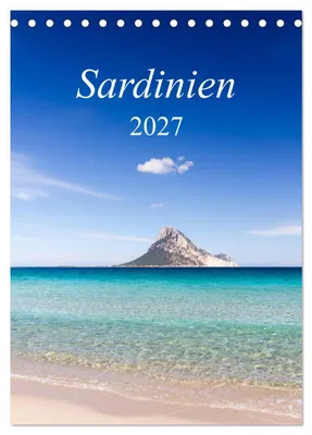 Produktbild von Sardinien (Tischkalender 2027 DIN A5 hoch), CALVENDO Monatskalender