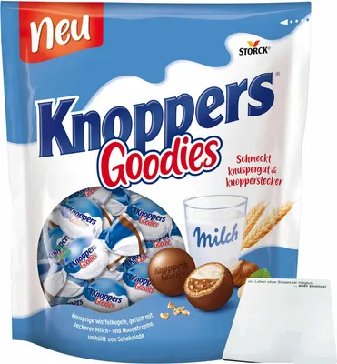 Produktbild von Knoppers Goodies (180g Beutel) + usy Block