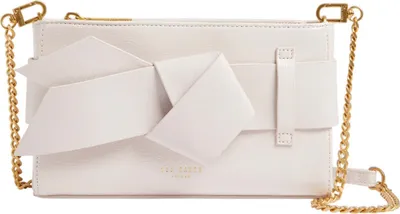 Produktbild von Ted Baker Umhängetasche Jimmah Soft PolyurethanBow Clutch Bag Ivory creme