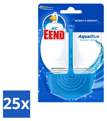 Produktbild von 25 x WC Eend Toiletblok Aqua Blue - 40 g - Vorteilspackung - 25 Stücke