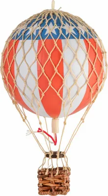 Immagine prodotto di Authentic Models Hängedekoration Floating in the Skies US, Ballon, Rattan / Papier / Kunststoff, AP160US