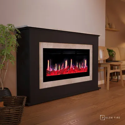 Produktbild von Glow Fire SCM-4 Elektrokamin Screen Motion Schwarz (Beton)