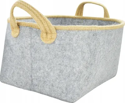 Produktbild von Aufbewahrungskorb rechteckig grau IRA 45 cm