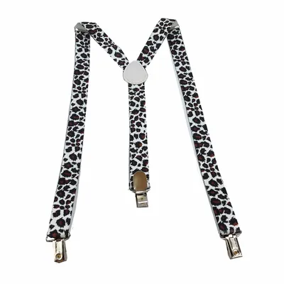 Produktbild von Hosentraeger Y Form schmal  Weiss Leopard