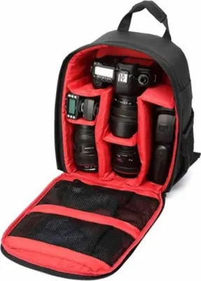 Obrázok produktu pre Batoh Lovnix na fotoaparát a objektív - Lovnix Bag107 | 32 centimetrov | Červená